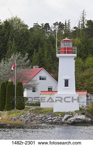 Lighthouse on the coast, Dryad Point Lighthouse, Ivory Island, Bella Bella, British Columbia, Canada View Large Photo Image Stock Image - Lighthouse on the coast, Dryad Point Lighthouse, Ivory Island, Bella Bella, British Columbia, Canada. Fotosearch