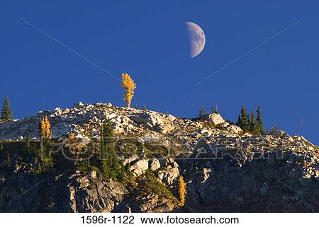 Moonrise over a hill, Heather Pass, Okanogan National Forest, Washington State, USA View Large Photo Image Stock Image - Moonrise over a hill, Heather Pass, Okanogan National Forest, Washington State, USA. Fotosearch