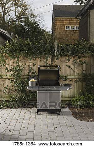 Outdoor barbeque grill View Large Photo Image Picture - Outdoor barbeque grill. Fotosearch