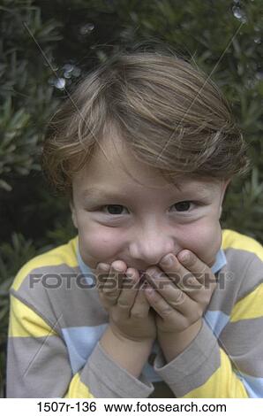 Portrait of a boy laughing View Large Photo Image Stock Photograph - Portrait of a boy laughing. Fotosearch
