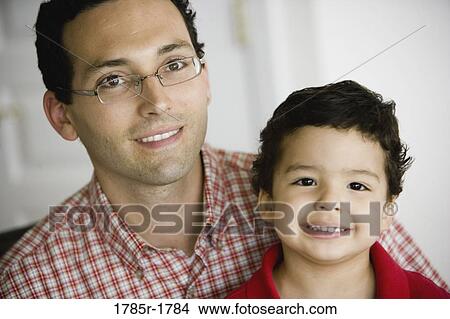 Portrait of a father and a son View Large Photo Image Picture - Portrait of a father and a son. Fotosearch