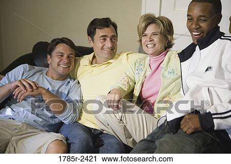 Portrait of family and friend View Large Photo Image Stock Image - Portrait of family and friend. Fotosearch