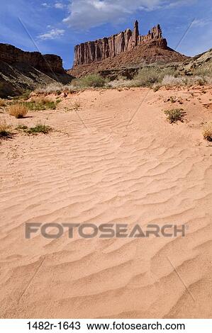 Stock Image - Rock formations in a desert, Canyonlands National Park, Utah, USA. Fotosearch