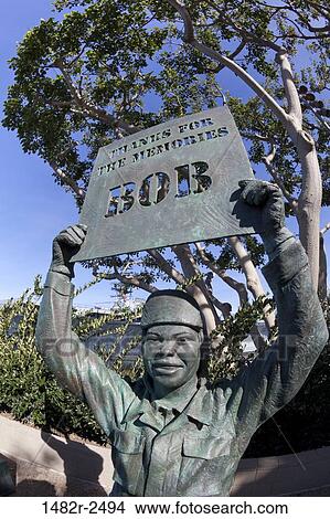 Picture - Statue of Bob Hope, Tuna Harbor, San Diego, California, USA. Fotosearch