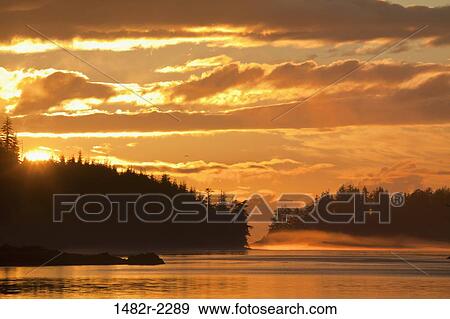 Strait with islands in the background, Broughton Island, Village Island, British Columbia, Canada View Large Photo Image Stock Photo - Strait with islands in the background, Broughton Island, Village Island, British Columbia, Canada. Fotosearch