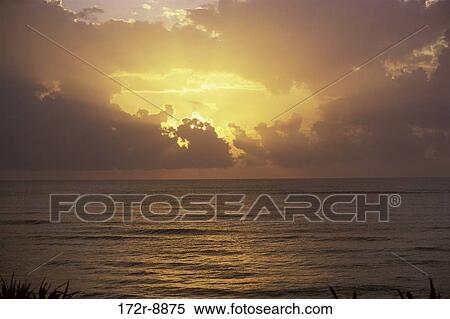 Sunset over the ocean, Yucatan, Mexico View Large Photo Image Stock Photography - Sunset over the ocean, Yucatan, Mexico. Fotosearch