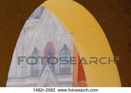 The Parroquia through an arch of Casa de la Canal, San Miguel de Allende, Guanajuato, Mexico View Large Photo Image Stock Image - The Parroquia through an arch of Casa de la Canal, San Miguel de Allende, Guanajuato, Mexico. Fotosearch