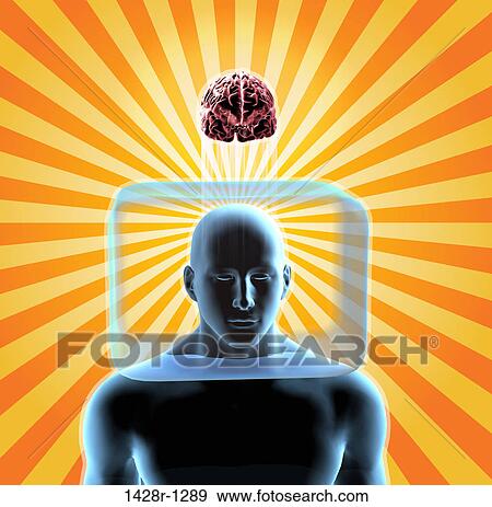 Thinking Outside The Box, white shaded man, with head inside a box, brain is outside the box. White background. View Large Photo Image Stock Photo - Thinking Outside The Box, white shaded man, with head inside a box, brain is outside the box. White background.. Fotosearch