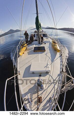 Tourists on a SV Nawalak yacht from Orcas Island, Washington State, USA to British Columbia, Canada View Large Photo Image Picture - Tourists on a SV Nawalak yacht from Orcas Island, Washington State, USA to British Columbia, Canada. Fotosearch