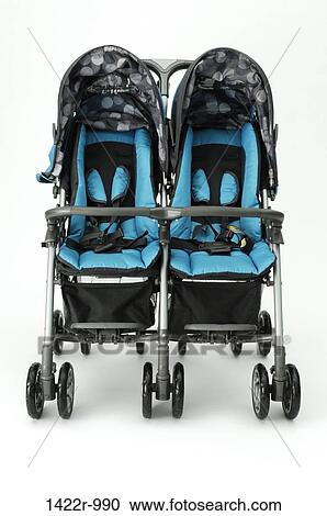 Twin baby stroller carriage View Large Photo Image Stock Image - Twin baby stroller carriage. Fotosearch