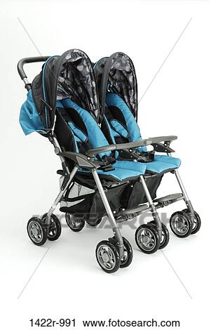 Twin baby stroller carriage View Large Photo Image Stock Image - Twin baby stroller carriage. Fotosearch