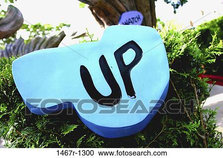 Stock Image - Up sign. Fotosearch