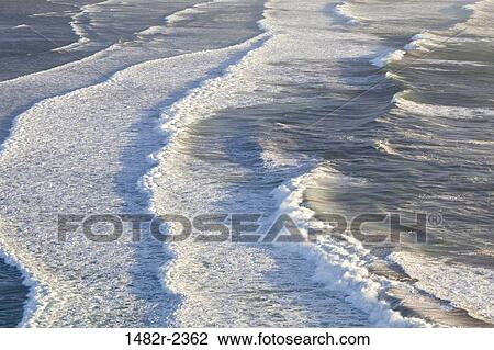USA, Oregon, Waves on beach View Large Photo Image Stock Image - USA, Oregon, Waves on beach. Fotosearch