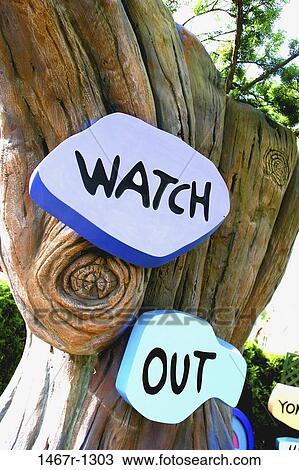Watch out sign View Large Photo Image Stock Image - Watch out sign. Fotosearch