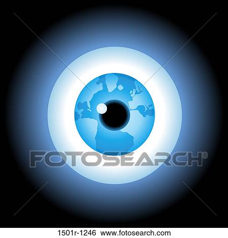 World Eye, illustration View Large Photo Image Stock Photograph - World Eye, illustration. Fotosearch