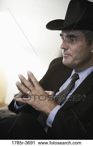 Businessman in contemplative mood View Large Photo Image Stock Image - Businessman in contemplative mood. Fotosearch