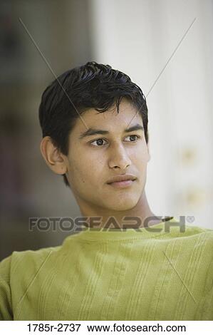 Close-up Indian teenage boy View Large Photo Image Stock Photo - Close-up Indian teenage boy. Fotosearch