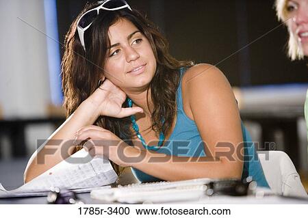 Close-up of a student View Large Photo Image Stock Image - Close-up of a student. Fotosearch