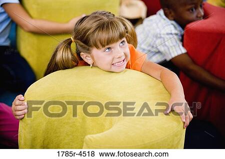 Stock Photo - Close-up of little girl. Fotosearch