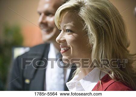 Picture - Close-up view of a business woman. Fotosearch
