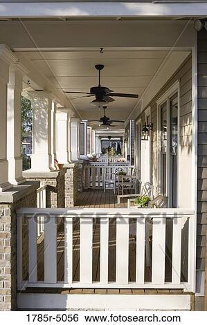 Front porch of house View Large Photo Image Stock Photograph - Front porch of house. Fotosearch