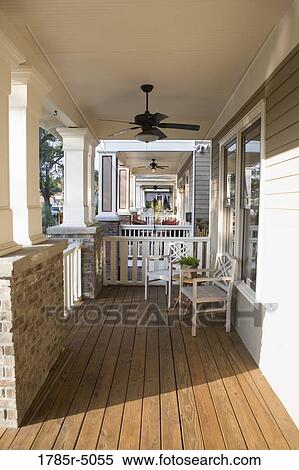 Stock Photography - Front porch of house. Fotosearch