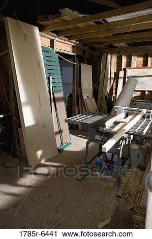 Interior view of tool shed with carpentry tools View Large Photo Image Stock Image - Interior view of tool shed with carpentry tools. Fotosearch