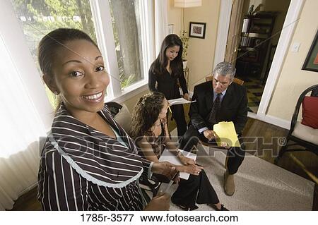 Women entrepreneurs in a business meeting View Large Photo Image Stock Photo - Women entrepreneurs in a business meeting. Fotosearch