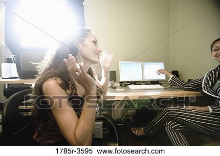 Women entrepreneurs in a business meeting View Large Photo Image Stock Photography - Women entrepreneurs in a business meeting. Fotosearch