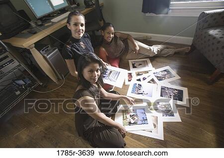 Women entrepreneurs working in office View Large Photo Image Stock Photo - Women entrepreneurs working in office. Fotosearch