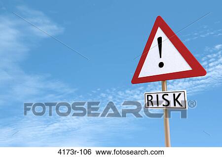 3D composing of risk traffic sign in front of blue sky View Large Photo Image Stock Photograph - 3D composing of risk traffic sign in front of blue sky. Fotosearch