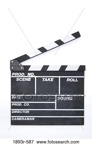 blank clapperboard against white background View Large Photo Image Stock Photo - blank clapperboard against white background. Fotosearch