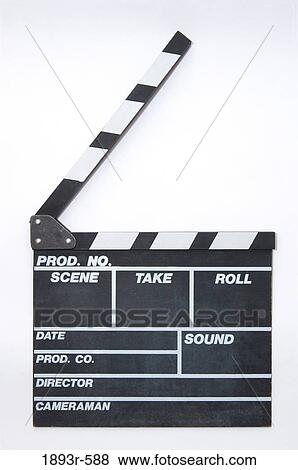 blank clapperboard against white background View Large Photo Image Stock Photo - blank clapperboard against white background. Fotosearch