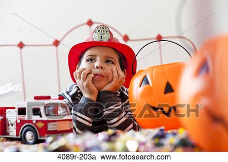 Boy playing Trick Or Treat View Large Photo Image Stock Image - Boy playing Trick Or Treat. Fotosearch