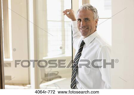 Stock Image - Businessman portrait. Fotosearch