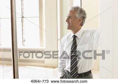 Stock Image - Businessman portrait. Fotosearch