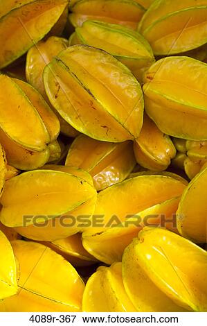 Carambolas, close-up View Large Photo Image Stock Photo - Carambolas, close-up. Fotosearch