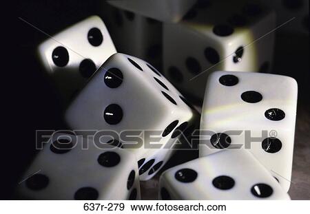 Close-up of dice View Large Photo Image Stock Photo - Close-up of dice. Fotosearch
