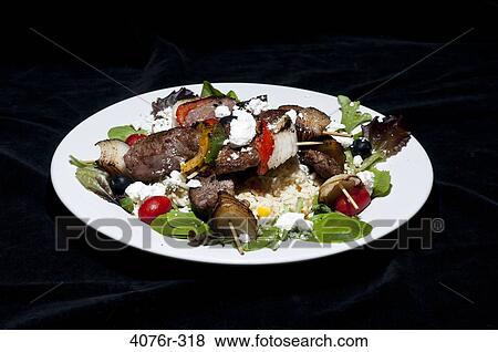 Close up of steak salad View Large Photo Image Stock Photo - Close up of steak salad. Fotosearch