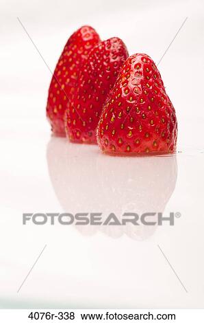 Stock Photo - Close up of strawberries. Fotosearch