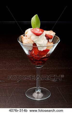 Close-up of strawberry shortcake in a martini glass View Large Photo Image Stock Image - Close-up of strawberry shortcake in a martini glass. Fotosearch