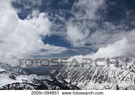 Clouds over mountains, Wasatch Mountains, Uinta-Wasatch-Cache National Forest, Salt Lake City, Utah, USA View Large Photo Image Stock Image - Clouds over mountains, Wasatch Mountains, Uinta-Wasatch-Cache National Forest, Salt Lake City, Utah, USA. Fotosearch
