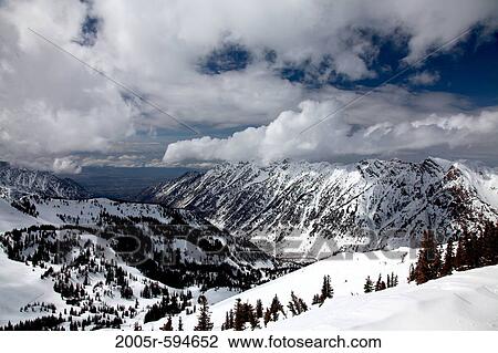 Clouds over mountains, Wasatch Mountains, Uinta-Wasatch-Cache National Forest, Salt Lake City, Utah, USA View Large Photo Image Stock Image - Clouds over mountains, Wasatch Mountains, Uinta-Wasatch-Cache National Forest, Salt Lake City, Utah, USA. Fotosearch