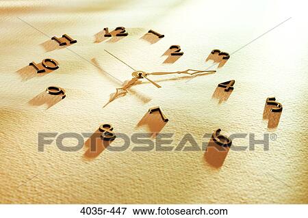 Conceptual time clock hands and numbers View Large Photo Image Stock Photo - Conceptual time clock hands and numbers. Fotosearch