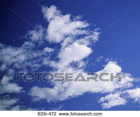 Cumulus clouds in a blue sky View Large Photo Image Stock Image - Cumulus clouds in a blue sky. Fotosearch
