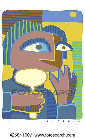 Face the Face View Large Illustration Stock Illustration - Face the Face. Fotosearch