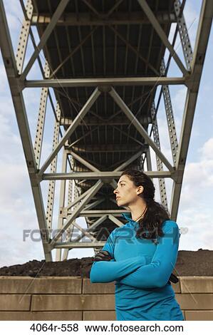 Female urban athlete, portrait View Large Photo Image Stock Photo - Female urban athlete, portrait. Fotosearch