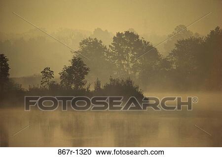 Fog over a lake View Large Photo Image Stock Image - Fog over a lake. Fotosearch