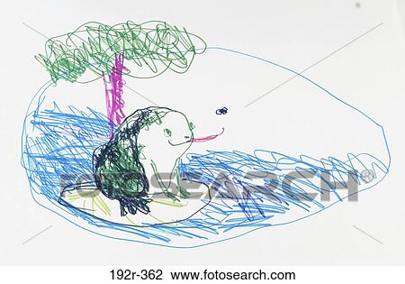 Frog Art For Children View Large Photo Image Stock Image - Frog Art For Children. Fotosearch