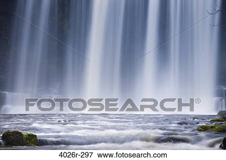 Great Britain, Wales, Powys, Brecon Beacons, Sgwd yr Eira Afon Hepste View Large Photo Image Stock Photo - Great Britain, Wales, Powys, Brecon Beacons, Sgwd yr Eira Afon Hepste. Fotosearch